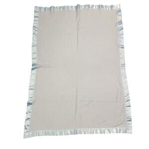 Vintage Bright Future Blue Acrylic Soft Waffle Weave Baby Crib Blanket 36X48